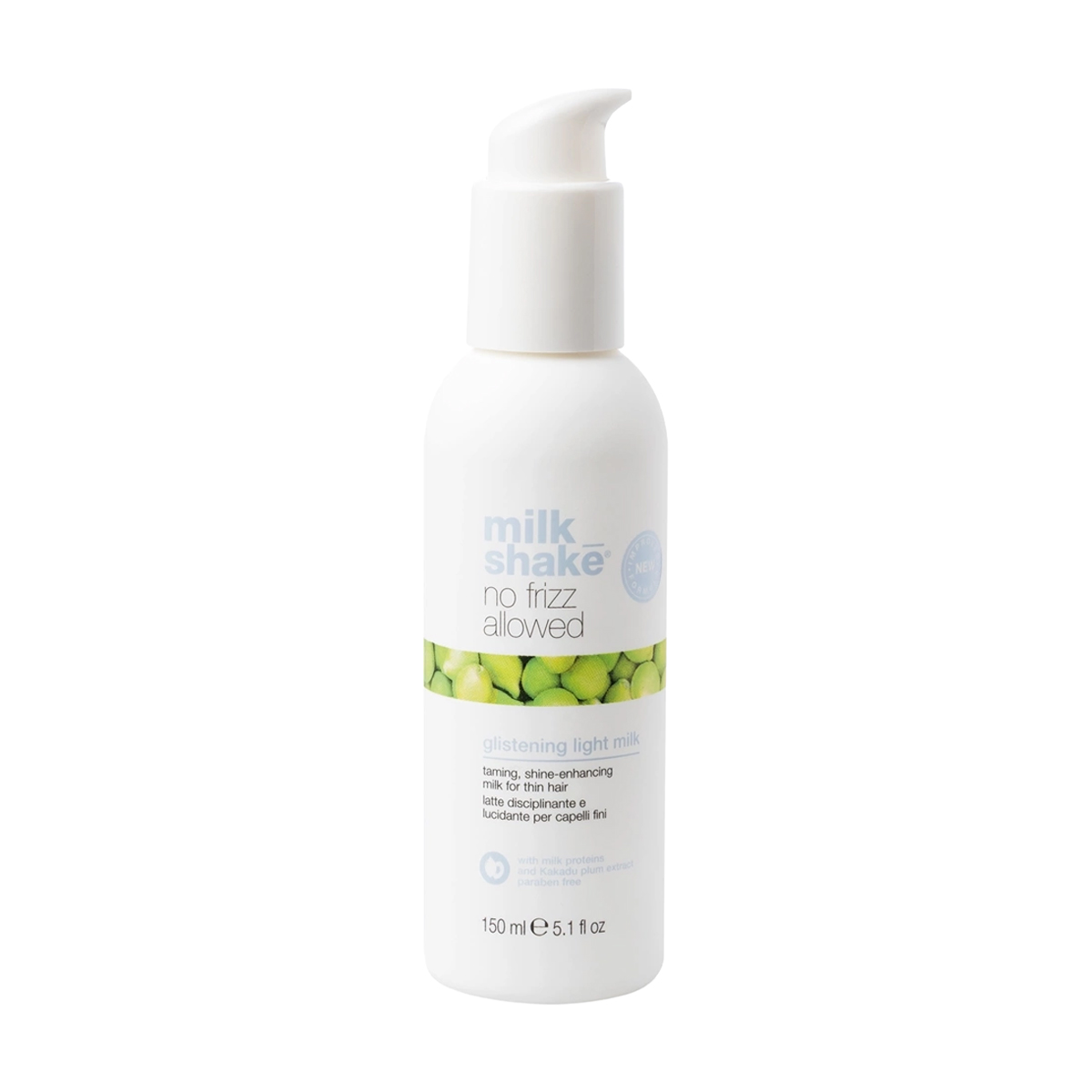 Незмивне молочко для волосся milk_shake No Frizz Allowed Glistening Light Milk, 150 мл
