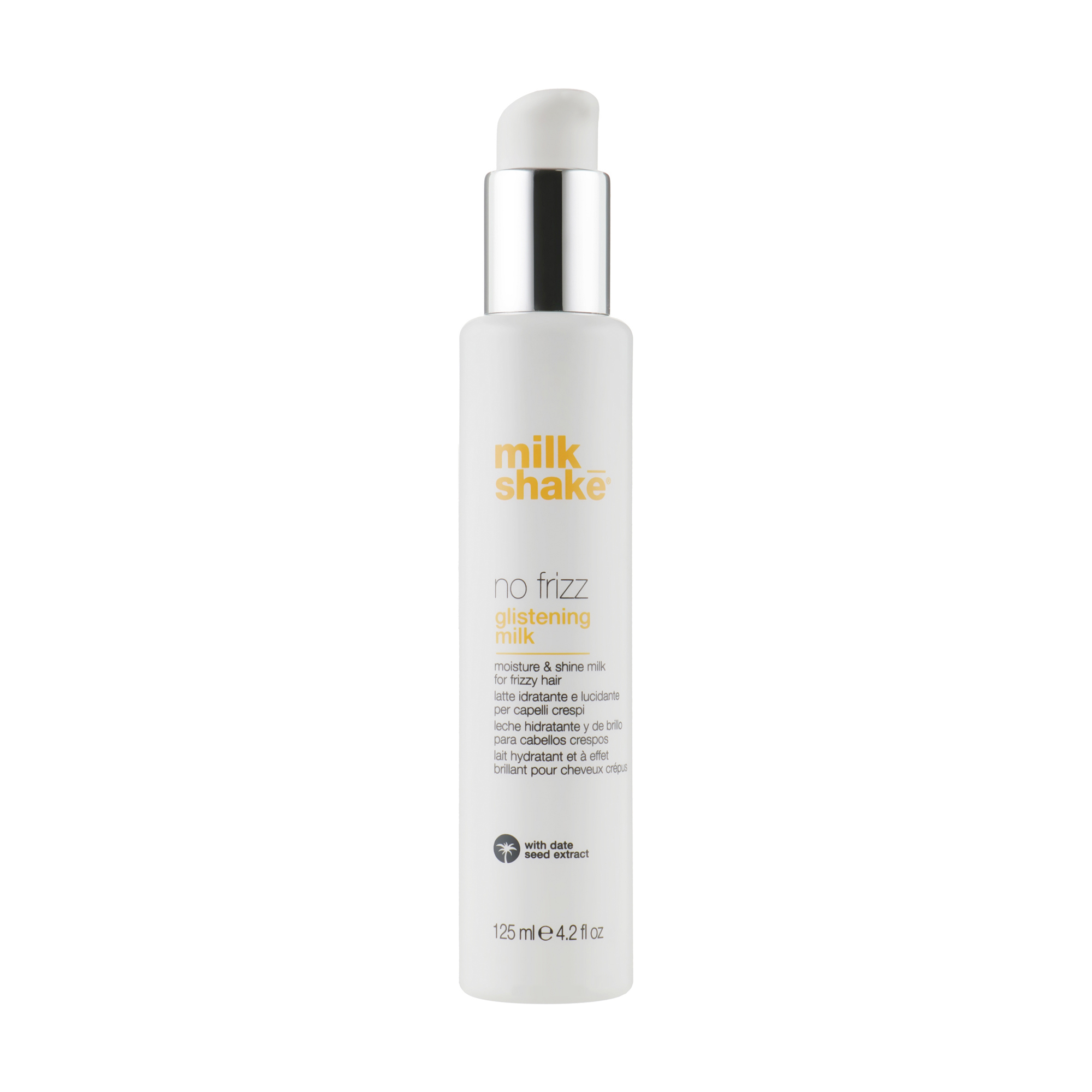 Зволожувальне молочко milk_shake No Frizz Glistening Milk для блиску хвилястого волосся, 125 мл
